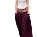 Wide Waist bag linen of fla..