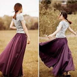 Cotton beaded bell bust big skirt